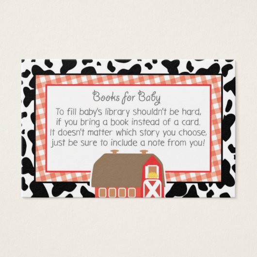 Farm Barnyard Animals Babydusche Bücher für Baby (Vorderseite)