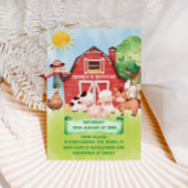 Farm Barnyard Animals Niedlich Baby Dusche Einladung