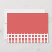 Farm Barnyard Baby Dusche Einladung (Rückseite)