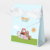 Farm Barnyard Baby Shower Geschenkschachtel (Vorderseite)