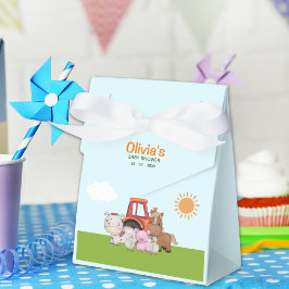 Farm Barnyard Baby Shower Geschenkschachtel