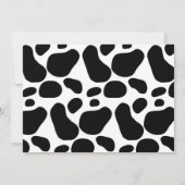 Farm Barnyard Beige Foto 1. Geburtstag Einladung (Rückseite)