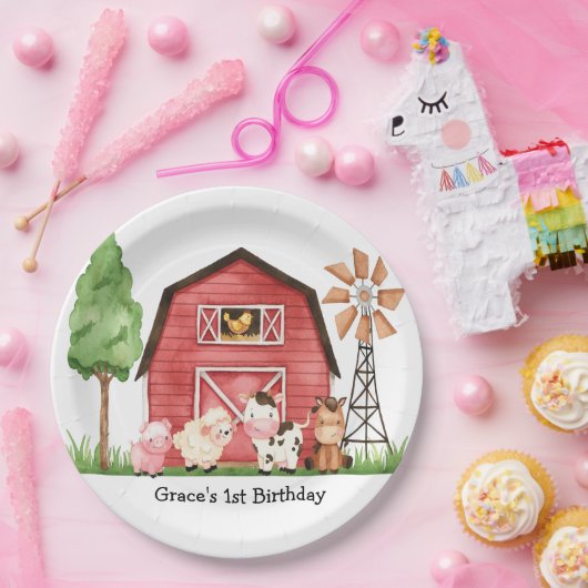 Farm Barnyard Birthday Teller (Party)