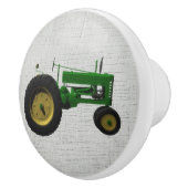 Farm Barnyard Country Traktor Barn Dresser Keramikknauf (Rechts)