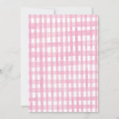 Farm Barnyard Party Animals Girl Geburtstag Einladung (Rückseite)