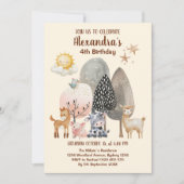 Farm Barnyard Tiere Geburtstag Einladung (Vorderseite)