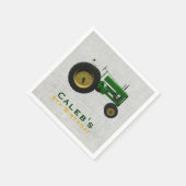 Farm Barnyard Tractor Geburtstagspartei für Custom Serviette (Ecke)