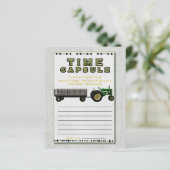 Farm Barnyard Traktor Time Kapsel Baby Dusche (Stehend Vorderseite)