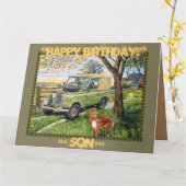 "FARM~Birthday Card for Son Karte (Gelbe Blume)