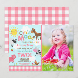 Farm Birthday Einladung Altes MacDonald Farm Party