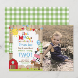 Farm Birthday Einladung Barnyard Geburtstagspartei