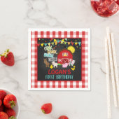 Farm Birthday Napkin Serviette (Beispiel)