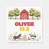 Farm Birthday Napkins Serviette (Vorderseite)
