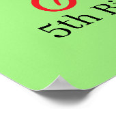 Farm Birthday Party – Barnyard Animal Wall Decor Poster (Ecke)