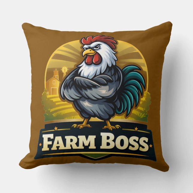Farm boss roster  kissen (Vorderseite)
