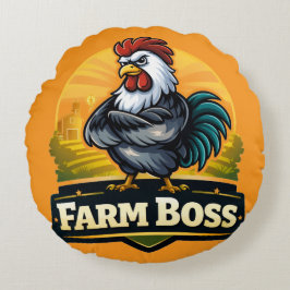 Farm boss roster  rundes kissen