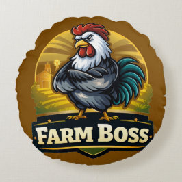 Farm boss roster  rundes kissen