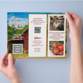 Farm Business Broschüre QR-Fotos (Hand)