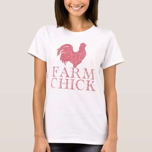 Farm Chick Women's T-Shirt - Niedliches Country Gi (Vorderseite)