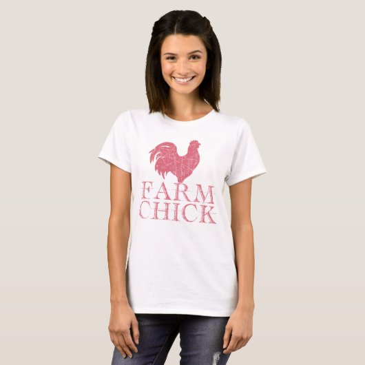 Farm Chick Women's T-Shirt - Niedliches Country Gi (Vorne ganz)