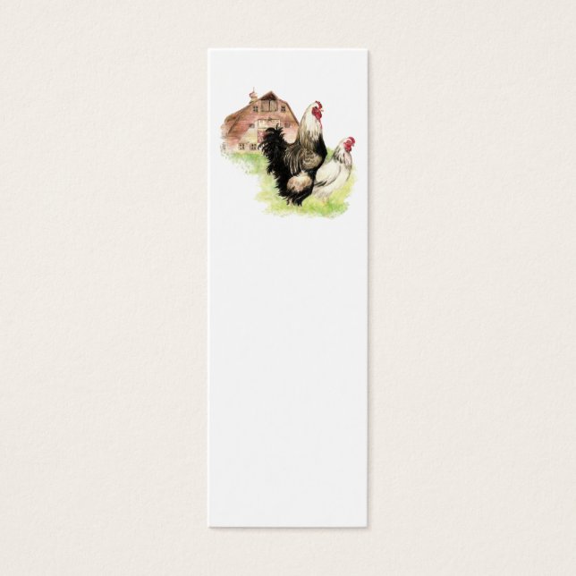 Farm & Chicken Scene Book Mark (Vorderseite)