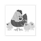 Farm Chicks Automatic Stamp Permastempel (Design)