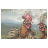 Farm Chicks Tee Party Stoff (Fat Quarter (45,7 x 55,9 cm))