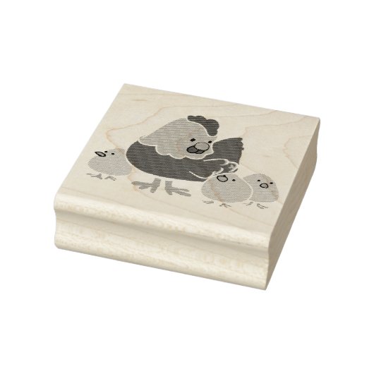 Farm Chicks Wooden Stamp Gummistempel (Stempel)