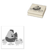Farm Chicks Wooden Stamp Gummistempel (Stempel)