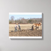 Farm Clydesdales Leinwanddruck (Vorderseite)