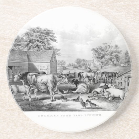 Farm Coaster Getränkeuntersetzer (Vorne)