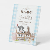 Farm Country Baby Shower Welcome Sockelschild (Vorderseite)