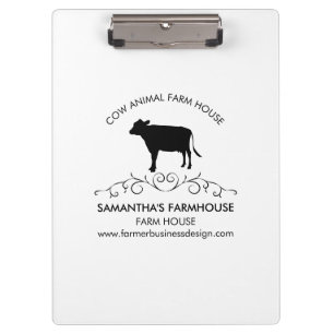 Farm Cow Premium Klemmbrett