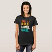 Farm Dad  Farming Father Farm Squad Farmer Life Da T-Shirt (Vorne ganz)