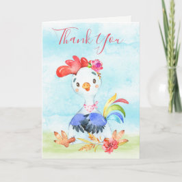 Farm der Wasserfarben-Girl Karte