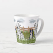 Farm Dog Duo Mug – Rustic Animal Art Milchtasse (Rechte Ecke)