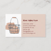 Farm Eggs Visitenkarte (Rückseite)