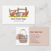 Farm Eggs Visitenkarte (Vorne/Hinten)