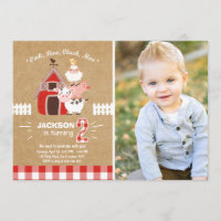 Farm Einladungen Geburtstag alter McDonald Land