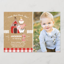 Farm Einladungen Geburtstag alter McDonald Land