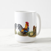 Farm Family Rooster & Hen Teapot Kaffeetasse (VorderseiteRechts)