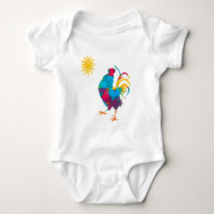 Farm farbenfrohe Heimtierkampfhose Wasserfarbe Baby Strampler