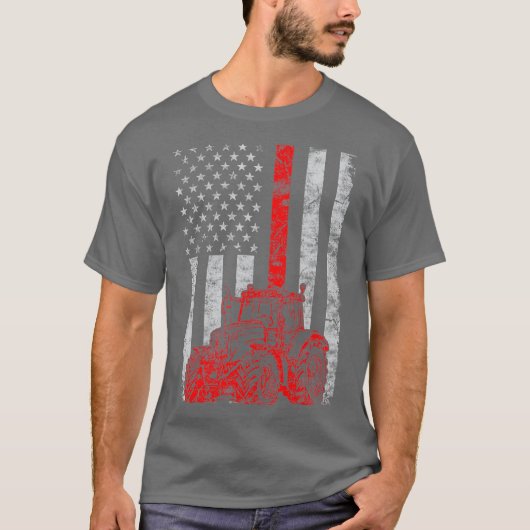 Farm Farm Farm Flag T-Shirt (Vorderseite)