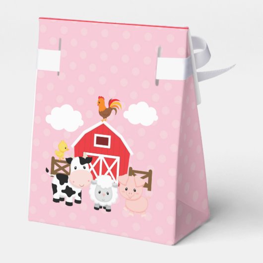 Farm Fevor Box (Rosa für Mädchen) Geschenkschachtel (Rückseite)