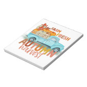 Farm Fresh Autumn Harvest Notepad Notizblock (Rotiert)