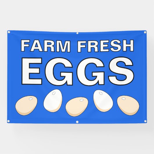 Farm Fresh Eggs Banner (Horizontal)