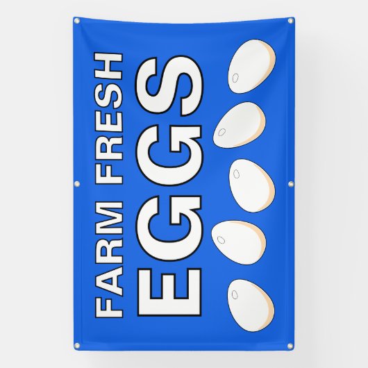 Farm Fresh Eggs Banner (Vertikal)