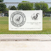 Farm Fresh Eggs Chicken Coop Rustic Country Farm Banner (Insitu)