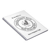 Farm Fresh Eggs Chicken Coop Rustic Country Farm Notizblock (Rechte Seite)