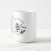 Farm Fresh Honey Bee Spring Sign-58219 Kaffeetasse (Vorderseite Links)